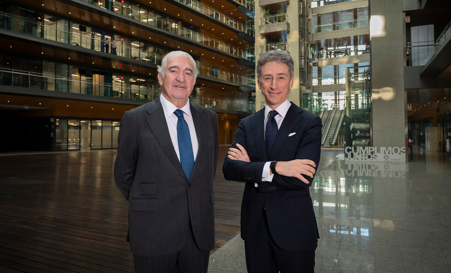 José Bogas, CEO da Endesa, e Marco Palermo, Diretor Geral Económico-Financeiro.